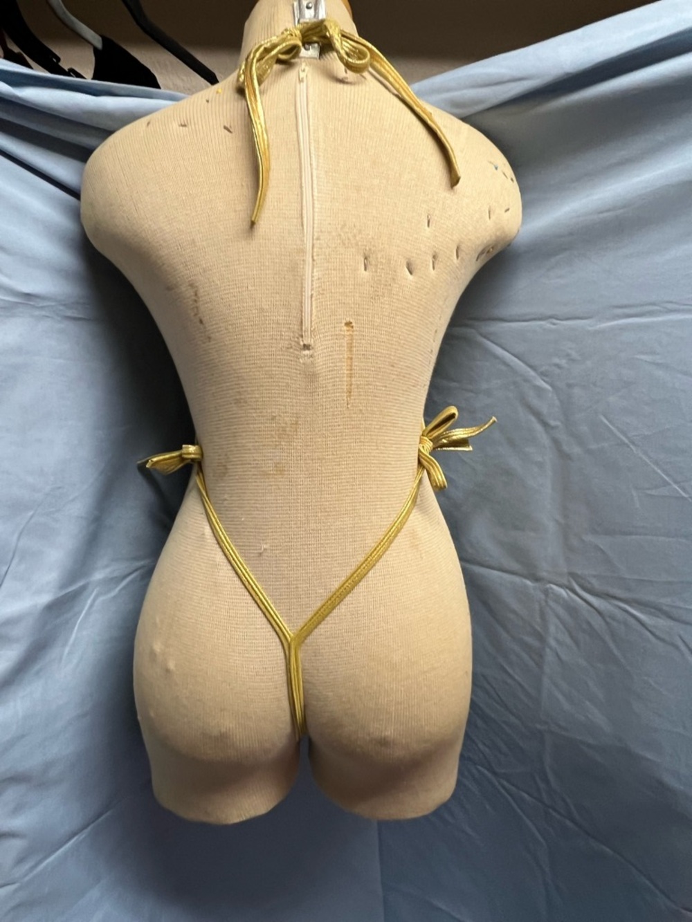 Gold Metallic Star Embroidered One-Piece - Picture 5 of 5